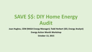 2015 Home Energy Audit EAM