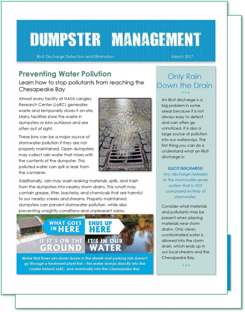 Dumpster Management stormwater article 