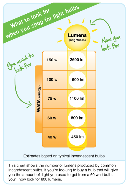 What to look for when you shop for light bulbs