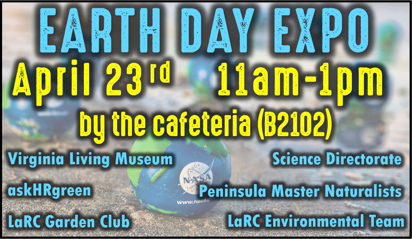 earth day expo 2018 advertisement blue yellow